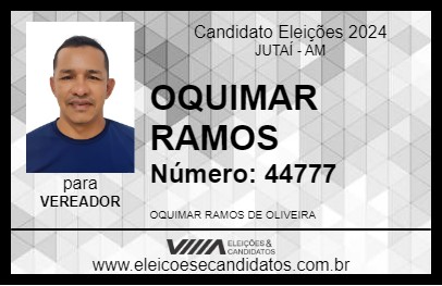 Candidato OQUIMAR RAMOS 2024 - JUTAÍ - Eleições