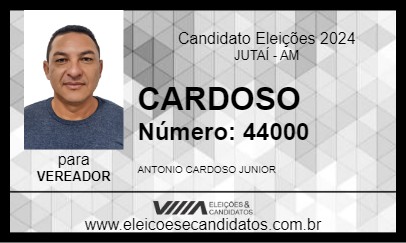 Candidato CARDOSO 2024 - JUTAÍ - Eleições