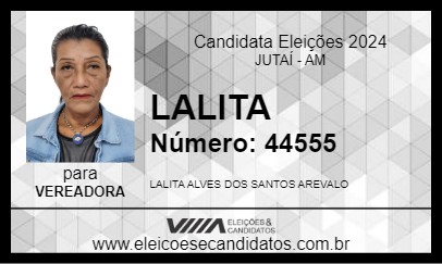 Candidato LALITA 2024 - JUTAÍ - Eleições