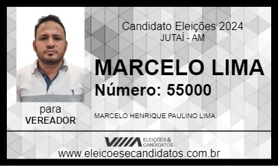 Candidato MARCELO LIMA 2024 - JUTAÍ - Eleições