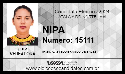 Candidato NIPA 2024 - ATALAIA DO NORTE - Eleições