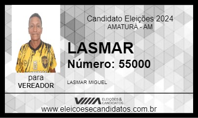 Candidato LASMAR 2024 - AMATURÁ - Eleições