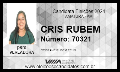 Candidato CRIS RUBEM 2024 - AMATURÁ - Eleições