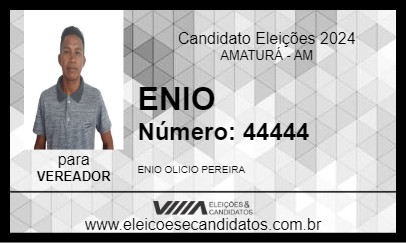 Candidato ENIO 2024 - AMATURÁ - Eleições