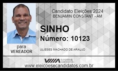 Candidato SINHO 2024 - BENJAMIN CONSTANT - Eleições