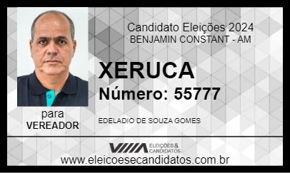 Candidato XERUCA 2024 - BENJAMIN CONSTANT - Eleições