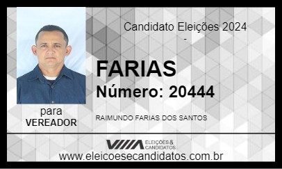 Candidato FARIAS 2024 - BENJAMIN CONSTANT - Eleições