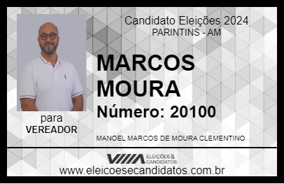 Candidato MARCOS MOURA 2024 - PARINTINS - Eleições