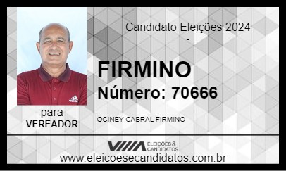 Candidato FIRMINO 2024 - BENJAMIN CONSTANT - Eleições