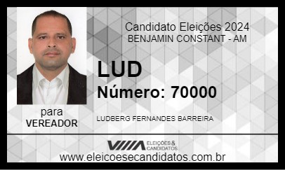 Candidato LUD 2024 - BENJAMIN CONSTANT - Eleições