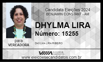 Candidato DHYLMA LIRA 2024 - BENJAMIN CONSTANT - Eleições