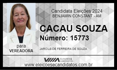 Candidato CACAU SOUZA 2024 - BENJAMIN CONSTANT - Eleições