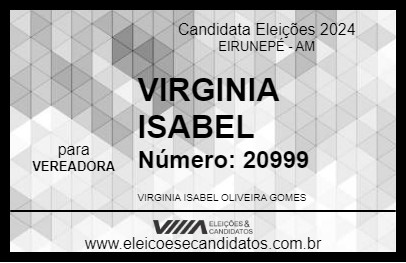 Candidato ISABEL GOMES 2024 - EIRUNEPÉ - Eleições