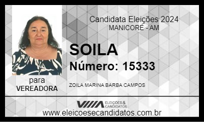 Candidato SOILA 2024 - MANICORÉ - Eleições