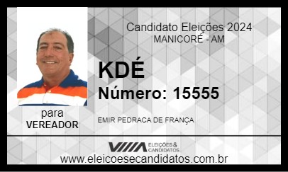 Candidato KDÉ 2024 - MANICORÉ - Eleições