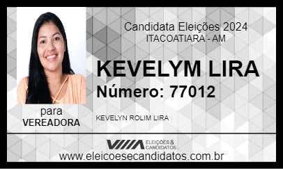 Candidato KEVELYM LIRA 2024 - ITACOATIARA - Eleições