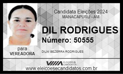 Candidato DIL RODRIGUES 2024 - MANACAPURU - Eleições