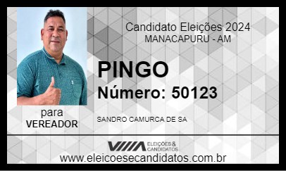 Candidato PINGO 2024 - MANACAPURU - Eleições