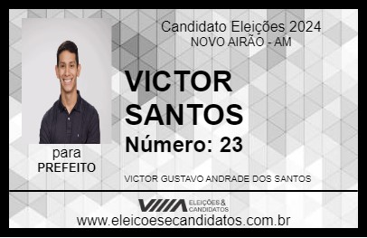 Candidato VICTOR SANTOS 2024 - NOVO AIRÃO - Eleições