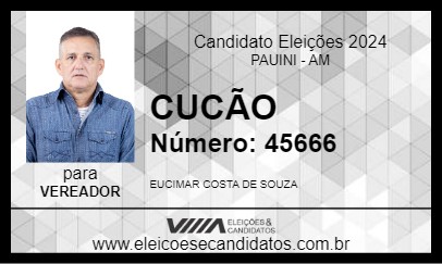 Candidato CUCÃO 2024 - PAUINI - Eleições