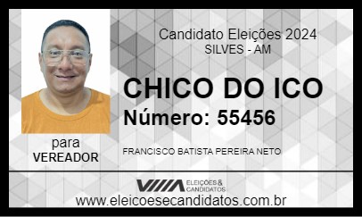 Candidato CHICO DO ICO 2024 - SILVES - Eleições