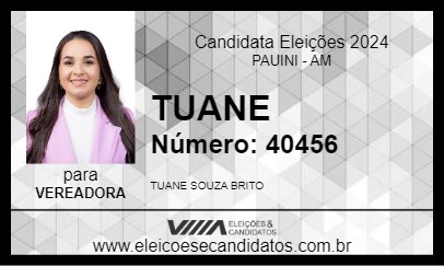 Candidato TUANE 2024 - PAUINI - Eleições