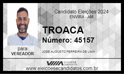 Candidato TROACA 2024 - ENVIRA - Eleições