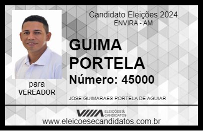 Candidato GUIMA PORTELA 2024 - ENVIRA - Eleições