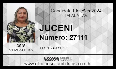 Candidato JUCENI 2024 - TAPAUÁ - Eleições