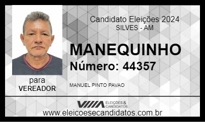 Candidato MANEQUINHO 2024 - SILVES - Eleições