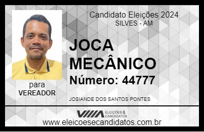 Candidato JOCA MECÂNICO 2024 - SILVES - Eleições