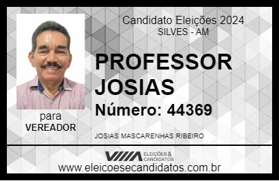 Candidato PROFESSOR JOSIAS 2024 - SILVES - Eleições