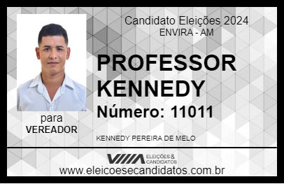 Candidato PROFESSOR KENNEDY 2024 - ENVIRA - Eleições