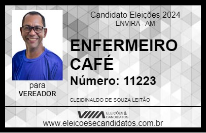 Candidato ENFERMEIRO CAFÉ 2024 - ENVIRA - Eleições