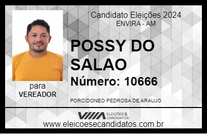 Candidato POSSY DO SALAO 2024 - ENVIRA - Eleições