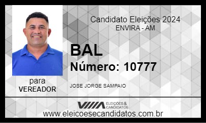 Candidato BAL 2024 - ENVIRA - Eleições