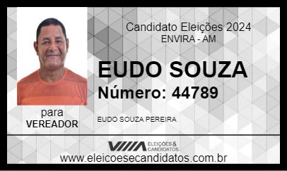 Candidato EUDO SOUZA 2024 - ENVIRA - Eleições