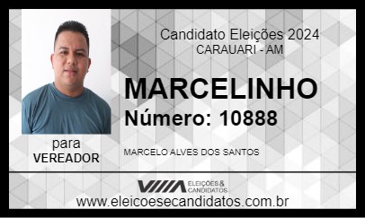 Candidato MARCELINHO 2024 - CARAUARI - Eleições