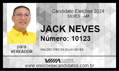 Candidato JACK NEVES 2024 - SILVES - Eleições