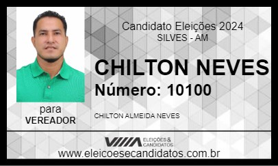 Candidato CHILTON NEVES 2024 - SILVES - Eleições