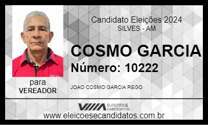 Candidato COSMO GARCIA 2024 - SILVES - Eleições