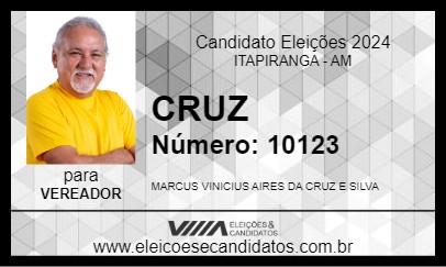 Candidato CRUZ 2024 - ITAPIRANGA - Eleições