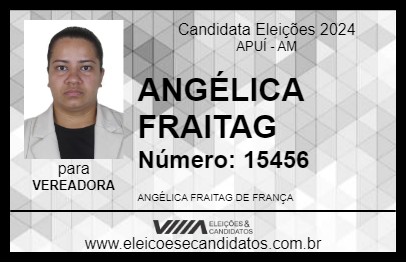 Candidato ANGÉLICA FRAITAG 2024 - APUÍ - Eleições