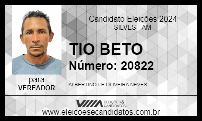 Candidato TIO BETO 2024 - SILVES - Eleições