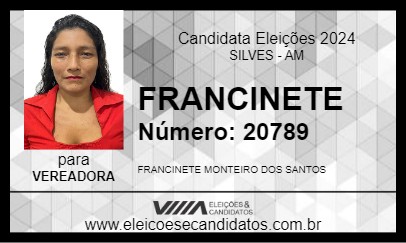 Candidato FRANCINETE 2024 - SILVES - Eleições