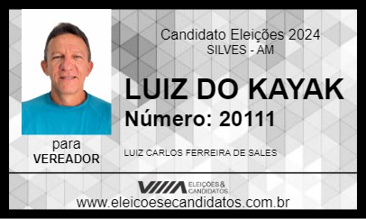 Candidato LUIZ DO KAYAK 2024 - SILVES - Eleições