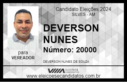 Candidato DEVERSON NUNES 2024 - SILVES - Eleições