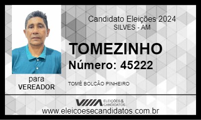 Candidato TOMEZINHO 2024 - SILVES - Eleições