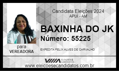 Candidato BAXINHA DO JK 2024 - APUÍ - Eleições