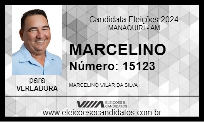 Candidato MARCELINO 2024 - MANAQUIRI - Eleições